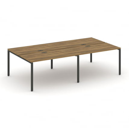 Рабочая станция двухсторонняя на 4 места CONCEPT CN.DRS-007 Сандал Янтарный Антрацит_0