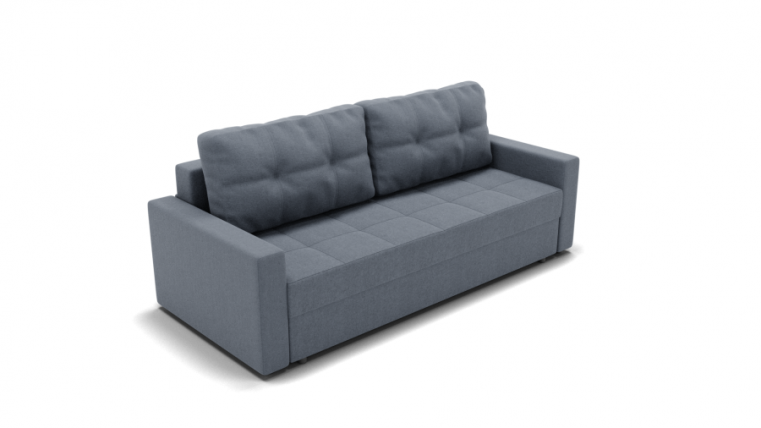 Диван Рио (ЗР) Цвет фасада: Серый; Тип: Прямой; Материал фасада: Металл/Велюр_0