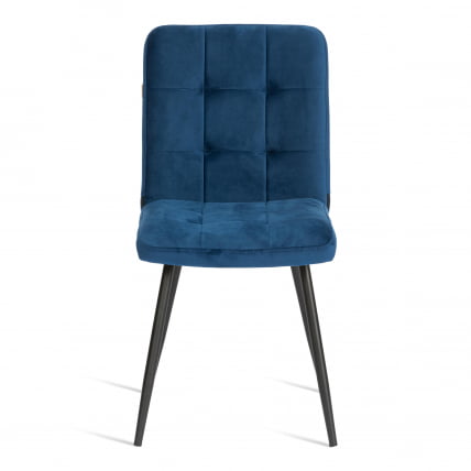 Стул обеденый Medeo велюр, 47х56х89, Blue (синий)_4