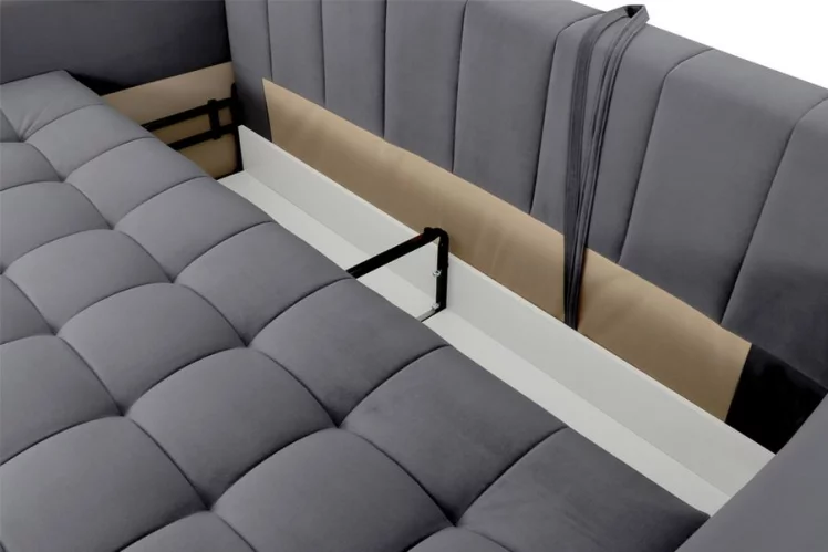 Диван-кровать Бремен 1 Стандарт Альба темно-серый_6