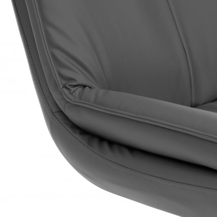 Кресло лаунж Cosmo экокожа, графит_6