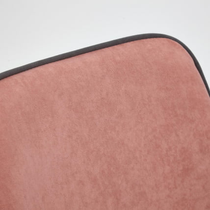 Кресло STYLE флок , розовый, 137_7