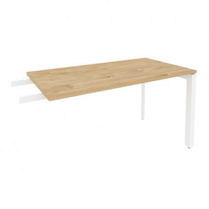 Брифинг-приставка на П-образном м/к ONIX O.MP-BR-13 Тиквуд Светлый/Белый_0