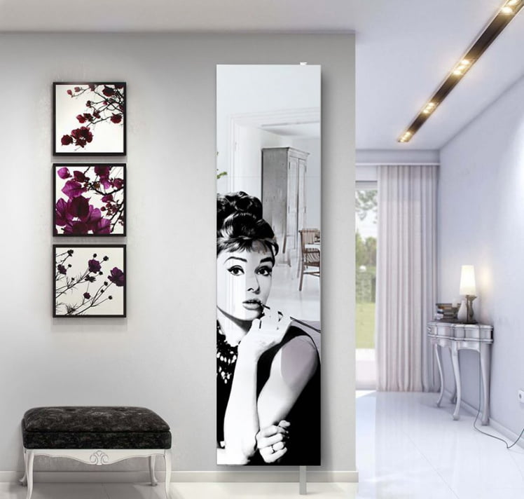 Поворотный зеркальный шкаф Драйв Шелф Арт (левый) Беленый дуб_12