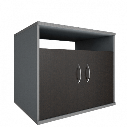 Тумба под оргтехнику сервисная Riva А.ТМ-1 Венге/Металлик_0