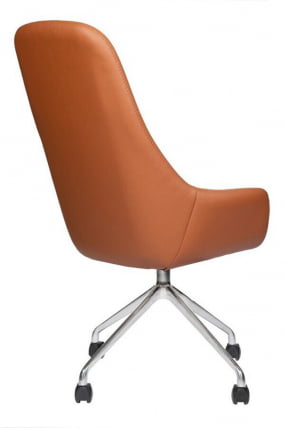 Кресло офисное МГ-24 А ХРОМ ПАУК 4 ЛУЧА_3