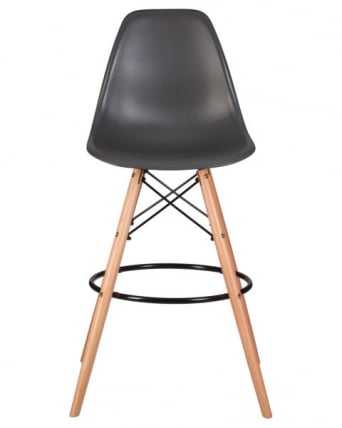 Стул барный DOBRIN DSW BAR (ножки светлый бук, цвет темно-серый (GR-04)) 2 шт_6