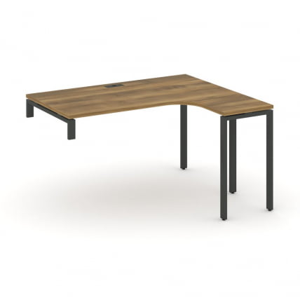 Стол-надставка на опорную тумбу (правый) CONCEPT CN.OSAN-004(R) Сандал Янтарный Антрацит_0