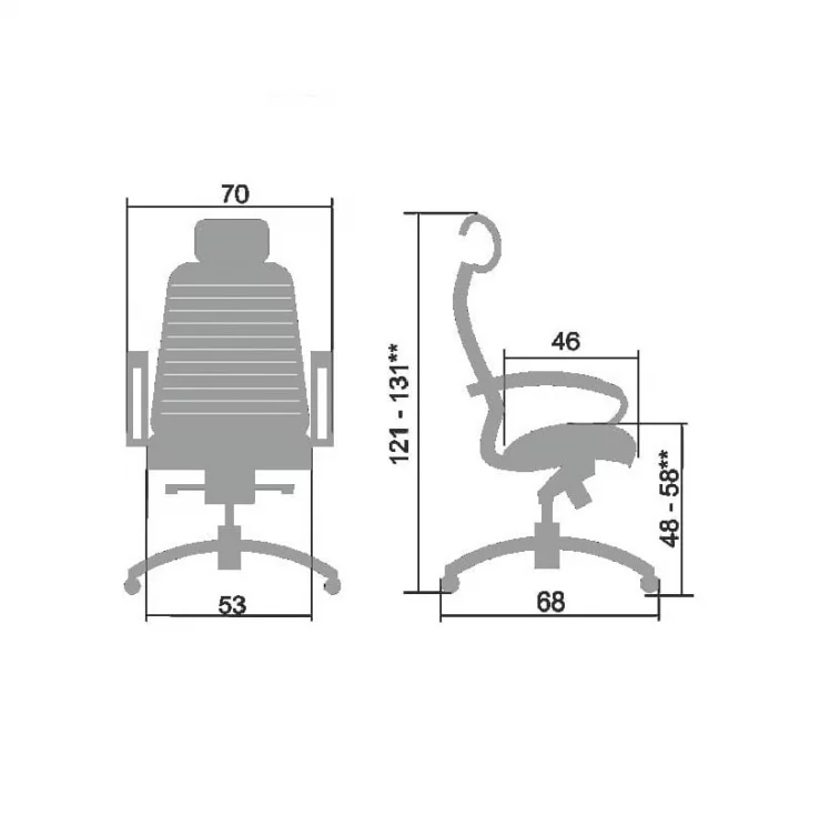Кресло руководителя Samurai KL-2.04 Черное_6