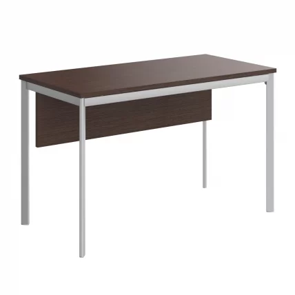 Стол прямой IMAGO-S СП-2.1SD венге магия алюминий_0
