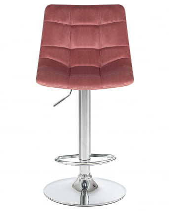 Стул барный DOBRIN TAILOR Пудрово-розовый велюр MJ9-32_5