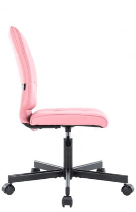Кресло для персонала Everprof EP-300 Экокожа Розовый_2