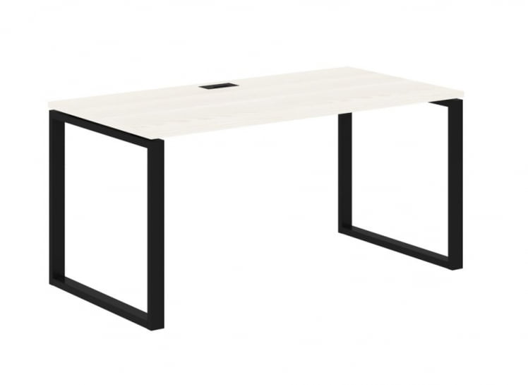 Стол письменный EDIS EQST 1580 Ясень Траун Черный_0