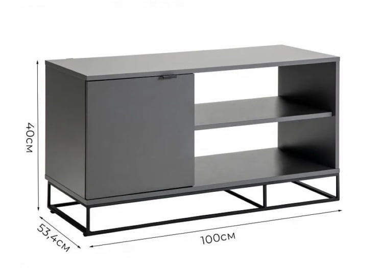 TV тумба CITY 400955811h Графит_5