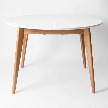 Стол обеденный Орион Plus 100x100 Эмаль белая_0