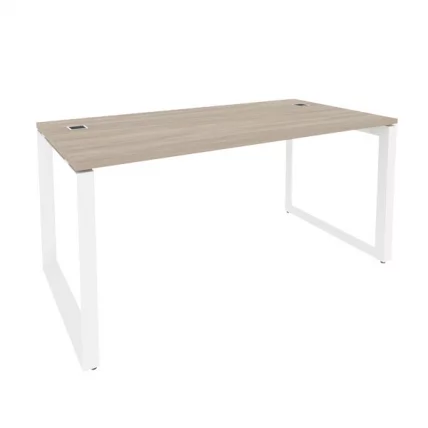 Стол рабочий руководителя на О-образном м/к ONIX O.MO-SRR-4.8 Дуб Аттик/Белый_0