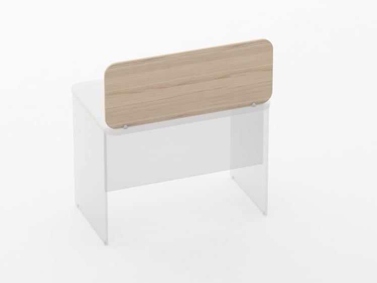 Экран разделительный прямой Glassy 5.14.10 Орех_1