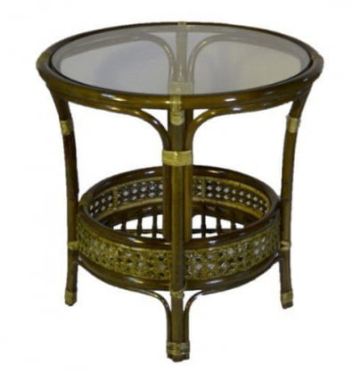 Стол круглый Пеланги Pelangi 02/15-2 олива_0