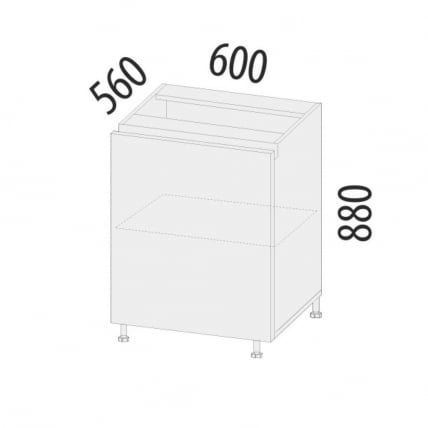 Напольный шкаф (лев/прав) Дакота 103.43_3