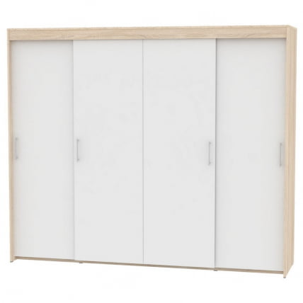 Шкаф-купе T-5-198х235х60(ДСС-Белый-10)_0