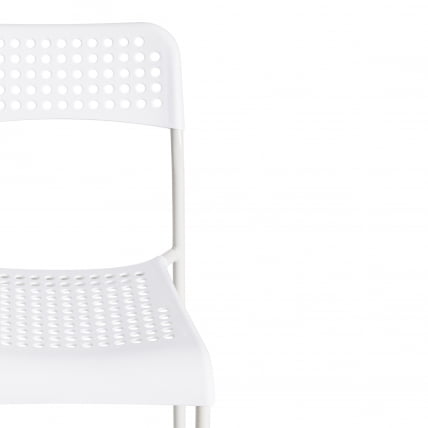Стул ADDE (mod. C-049) металл/пластик, 39 х 49 х 78 см, White (белый)_5