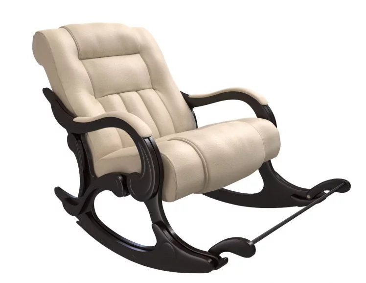 Кресло-качалка Кемпинг Родос экокожа Крем_0