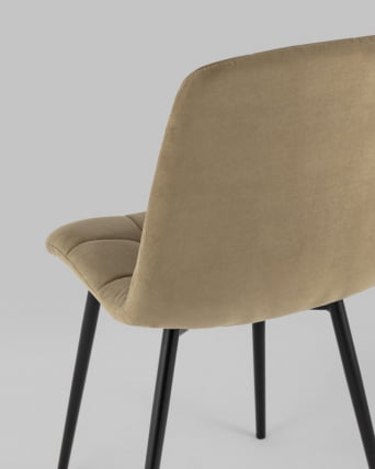 Стул Oliver велюр Капучино_6