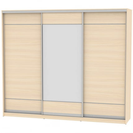 Шкаф-купе B-230х270х60-2(ДМ-D7D8D7)_0