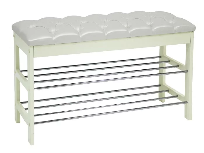 Банкетка Грейс Молочный дуб Белый_0