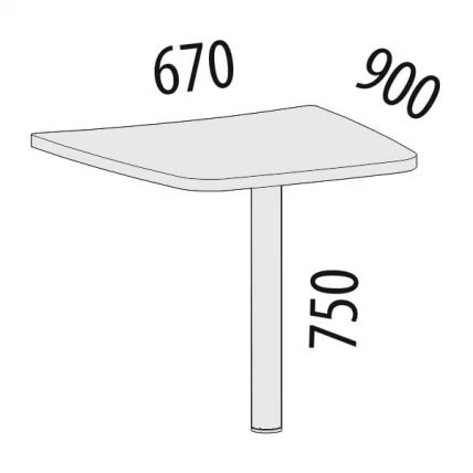 Приставка Лидер 82.04 Орех Пегас_1