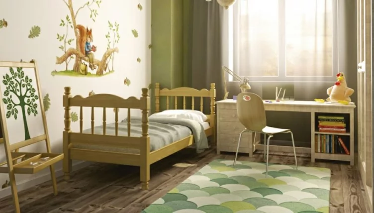 Кровать Алёнка 200х90 Сосна_2