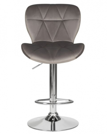 Стул барный DOBRIN BARNY (серый велюр (MJ9-75)) 2 шт_6