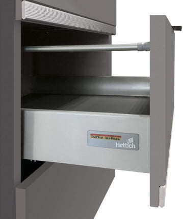 Стол с 3-мя ящиками системы Hettich Грейс 105.90 Оникс Кубанит_1