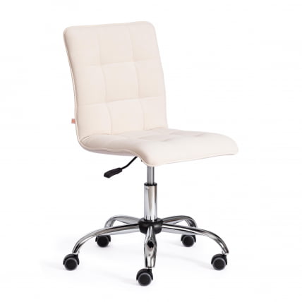 Кресло офисное ZERO СС флок , молочный, 4_0