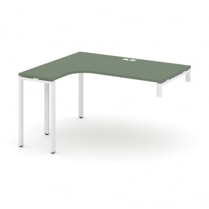 Стол-надставка на опорную тумбу (левый) CONCEPT CN.OSAN-003(L) Сандал Янтарный Белый_0