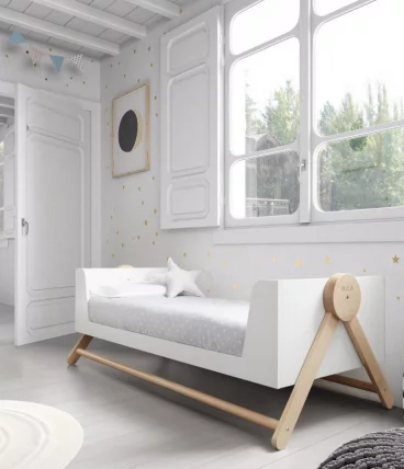 Кроватка 140x70 Micuna Swing Big White/Waterwood_4