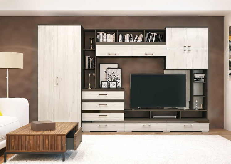 Гостиная Коста Венге Дуб Прованс_1