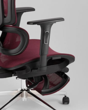 Кресло офисное TopChairs Nimbus бордовый_6