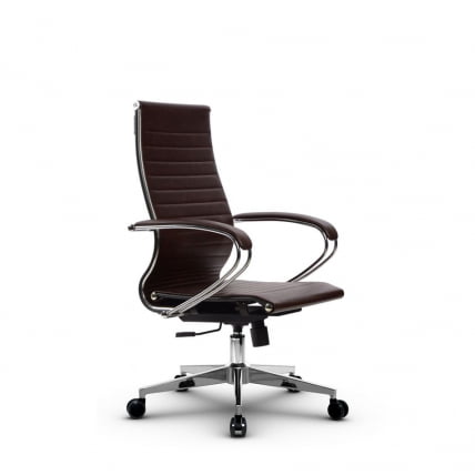 Кресло офисное МЕТТА Комплект 10, Основание 17834 Комплект 3 Коричневое_1