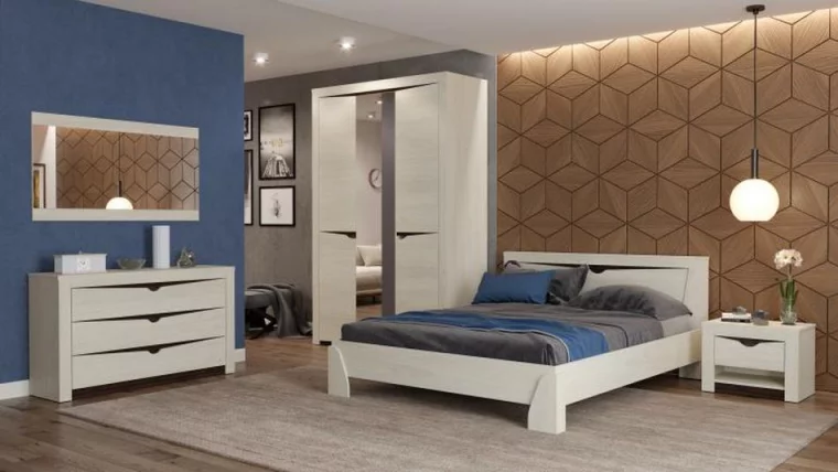 Шкаф для одежды Лючия 33.02 Ясень анкор светлый Венге_3