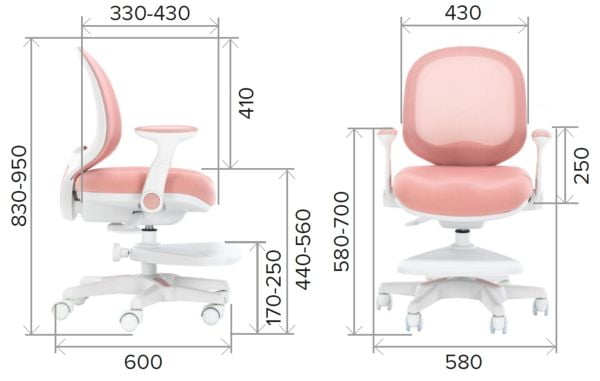 Детское кресло Everprof Kids 102 Ткань Темно-серый_14