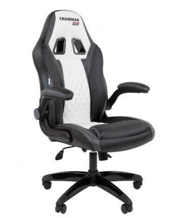 Кресло геймерское CHAIRMAN GAME 15 черный/серый/белый_0
