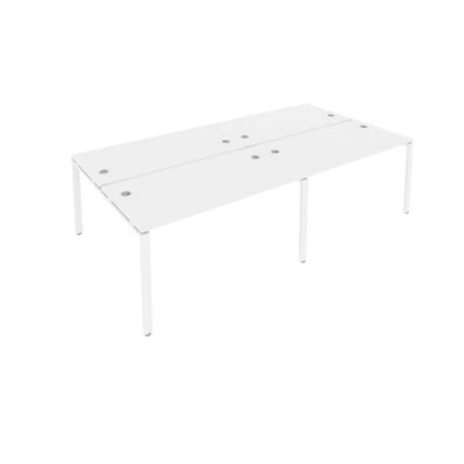 Рабочая станция на 4 раб.места Metal System Б.СМ-4.3 Белый_0