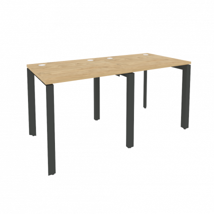 Рабочая станция на П-образном м/к ONIX O.MP-RS-2.0.7 Тиквуд Светлый/Антрацит_0