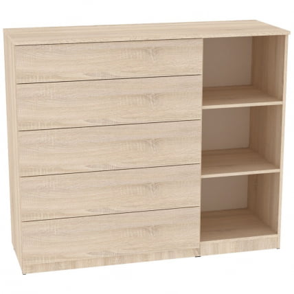 Комод Калисто(K39)1147х1352х468PUSHtoOPEN(Венге)_1