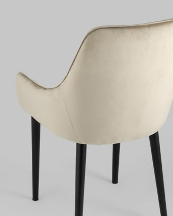 Стул Джоан велюр Бежевый_6