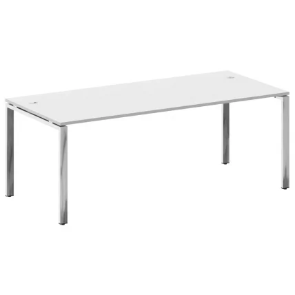 Стол рабочий руководителя METAL SYSTEM DIRECT БП.СРР-6.9 Белый_0