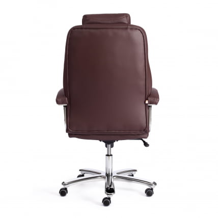 Кресло офисное Trust (max) кож/зам, коричневый/коричневый стеганный/коричневый, 36-36/36-36/6/36-36/06_3