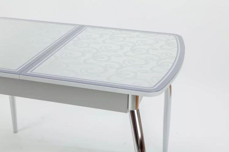 Стол обеденный Чикаго КЗ(6191) серый,завитки серые_6