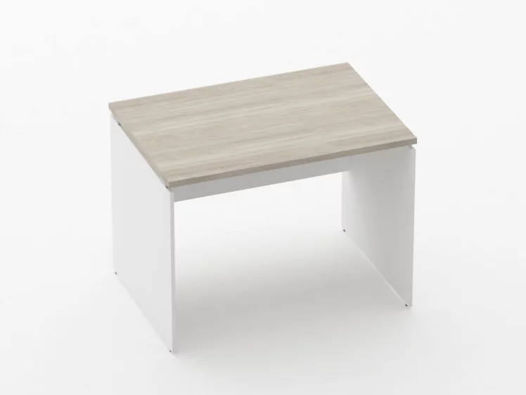 Стол прямой Deka ЛДСП каркас 75.07.10 Дуб Сантана светлый/Белый_0